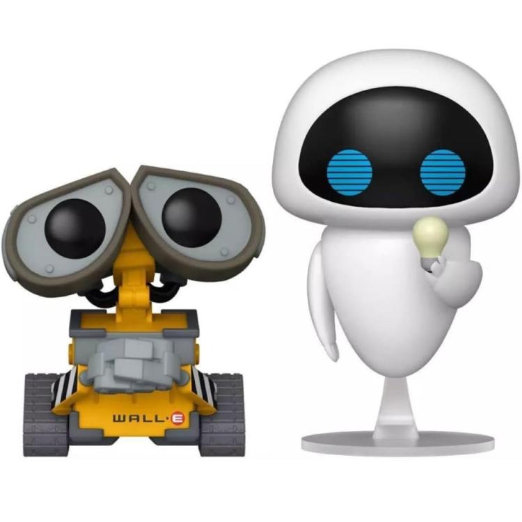 Funko Pop! Disney Pixar – Wall-E 2er-Pack Wall-E & Eve Vinyl-Figuren 9 cm Statuetten