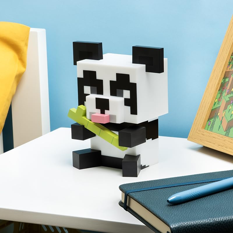 Paladone Lampada Minecraft Panda - Lampada Luce Led Notturna A Batterie AAA