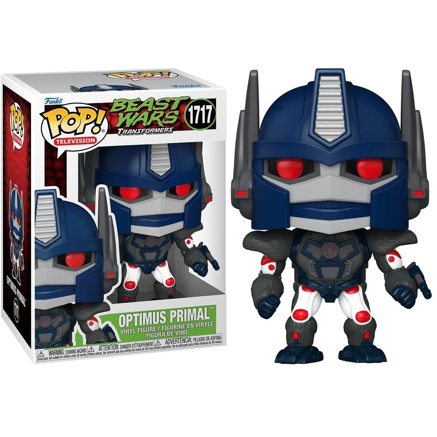 Funko Pop! Television Beast Wars Transformers (1717) Optimus Primal – Vinylfigur 9 cm