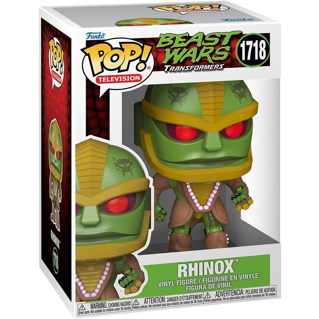 Funko Pop ! Television Beast Wars Transformers (1718) Rhinox - Vinyl Figure 9cm