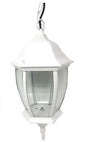 Ceiling Lantern Suspension With Chain Garden Lamp E27 Fitting/White