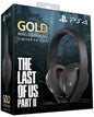 PS4 GOLD WIRELESS HEADSET THE LAST OF US PART 2 GAMING PLAYSTATION 4 PS5