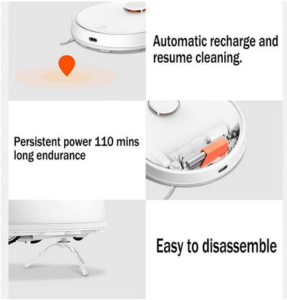 Xiaomi Aspirapolvere Mi Vacuum Mop Pro Robot Smart Controllo Remoto Lds Black