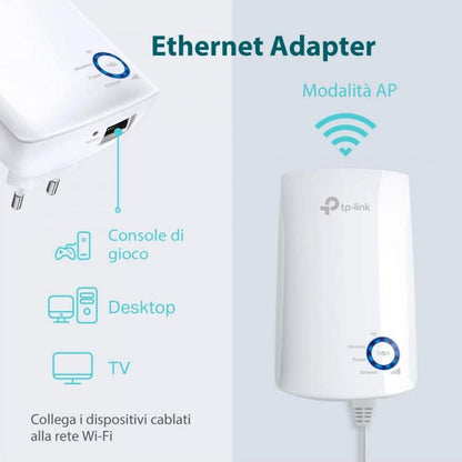 Tp-Link WLAN-Repeater Extender TL-WA854RE Wifi-Steckdose und Access Point PS4