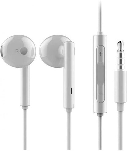 Huawei Auricolari Am116 Weiß Metall Earpods 3.5mm Stecker In-Ear Kabelgebundene Kopfhörer