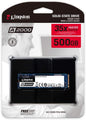 Kingston A2000 Sa2000M8/500G NVMe PCIe SSD 500G 500 GB PC Memory Stick