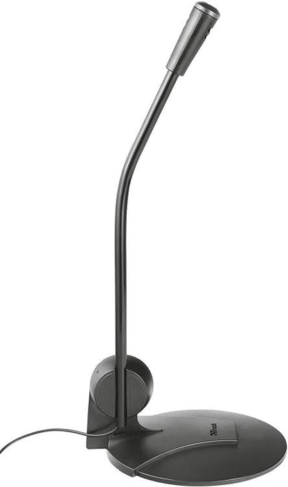 Trust Primo Tisch-PC-Laptop-Mikrofon, verstellbar, kabelgebunden, 3,5-mm-Klinke