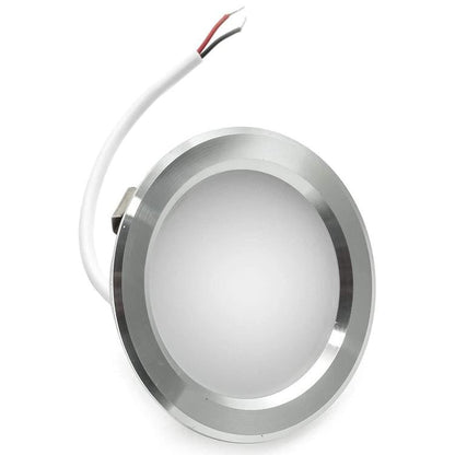 Runder LED-Einbaustrahler Slim 3W 240Lm Matt Kaltweiß Un-P60Af