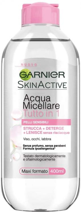Garnier Skinactive Micellar Water Cleanses Hydrates Removes Make-up Face Eyes Lips