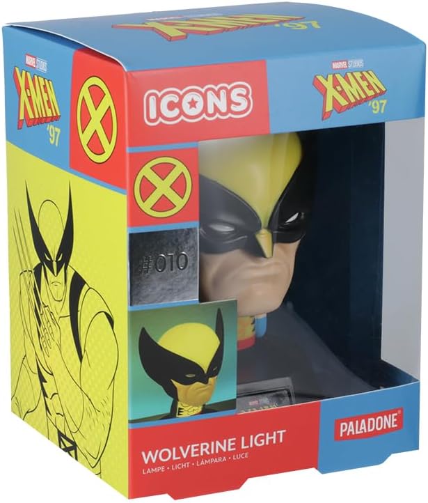 Paladone Icons Wolverine Light Marvel X-Men LED Tischlampe Icon 11cm