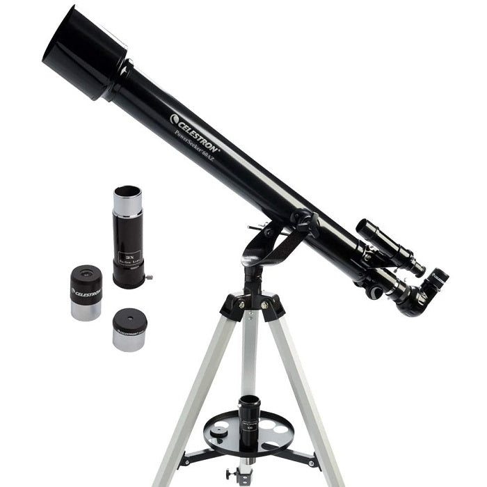 CELESTRON POWERSEEKER 60AZ TELESCOPE TERRESTRIAL ASTRONOMICAL REFRACTOR COMPLETE