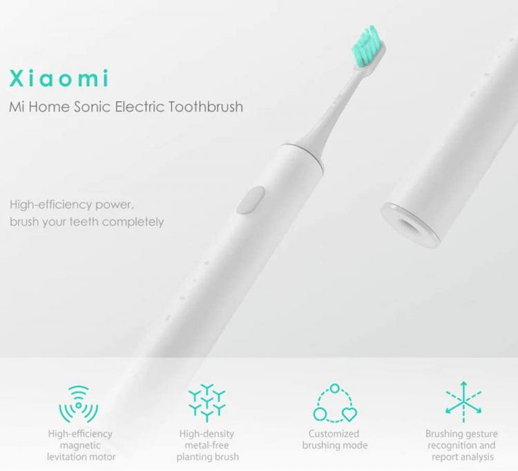 Xiaomi Spazzolino Mi Smart Eletric T500 Motore Sonico Con Connessione Bluetooth