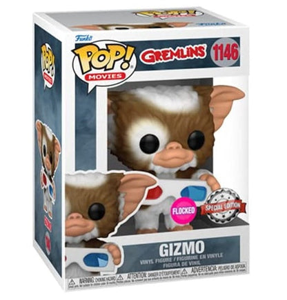 Funko Pop! Movies Gremlins (1146) Gizmo Flocked Exclusive Vinylfigur Special