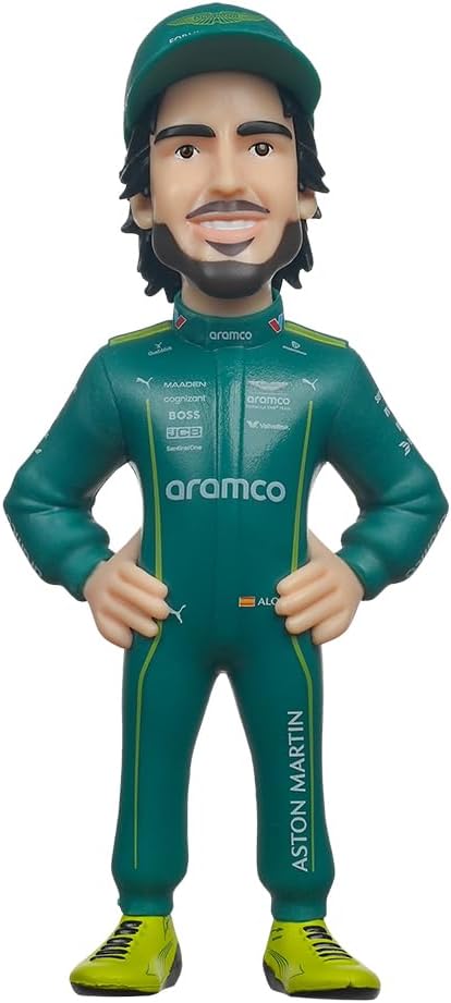 Minix F1 (Sports 107) Fernando Alonso Formel 1 Aston Martin Figur 11cm