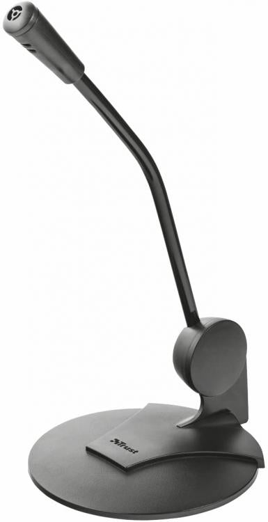 Trust Primo Tisch-PC-Laptop-Mikrofon, verstellbar, kabelgebunden, 3,5-mm-Klinke