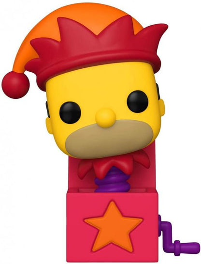 Funko Pop! Die Simpsons – (1031) Homer Jack-in-the-Box Vinylfigur 9cm