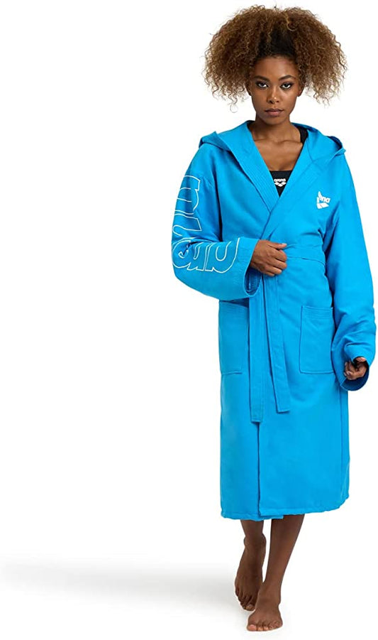 Arena Accappatoio Microfibra Unisex Adulto Blu Bianco - 005308401