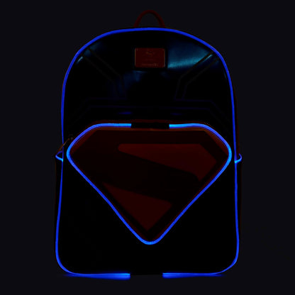 Funko Loungefly Warner Bros – DC Superman Glow Full-Size Rucksack