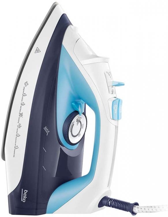 BEKO BÜGELEISEN SIM7124B STEAMXTRA PRO SYSTEM 2400W WEISS/BLAU REISE