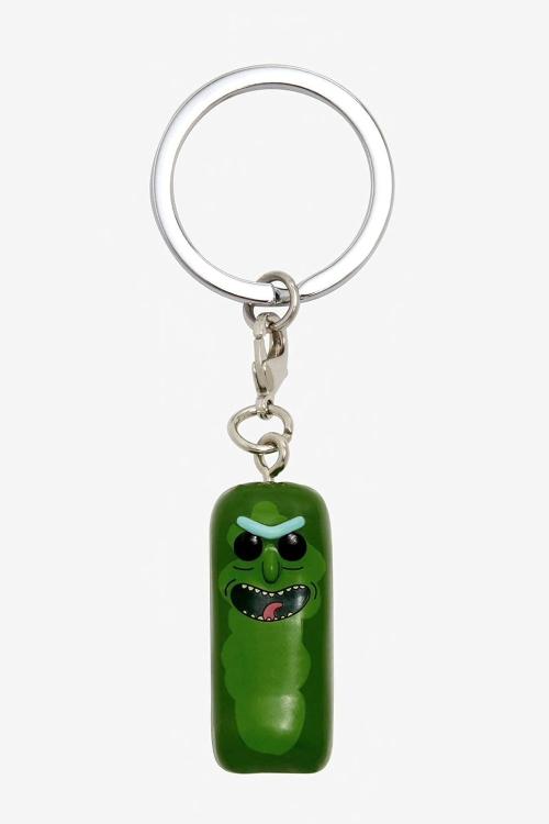 Funko Pop! Schlüsselanhänger Pocket Rick & Morty (Pickle Rick) Schlüsselanhänger Vinyl Figur