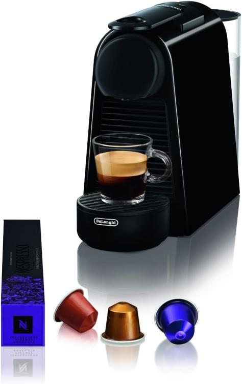 De'Longhi Nespresso Essenza Mini EN85.B Kaffeemaschine 0.6l Schwarz + 14 Kapseln