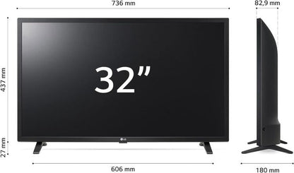 Lg 32" Smart TV 32Lq63006 Full HD LED Wi-Fi DVB-T2 A5 Prozessor Webos 22 Ps4