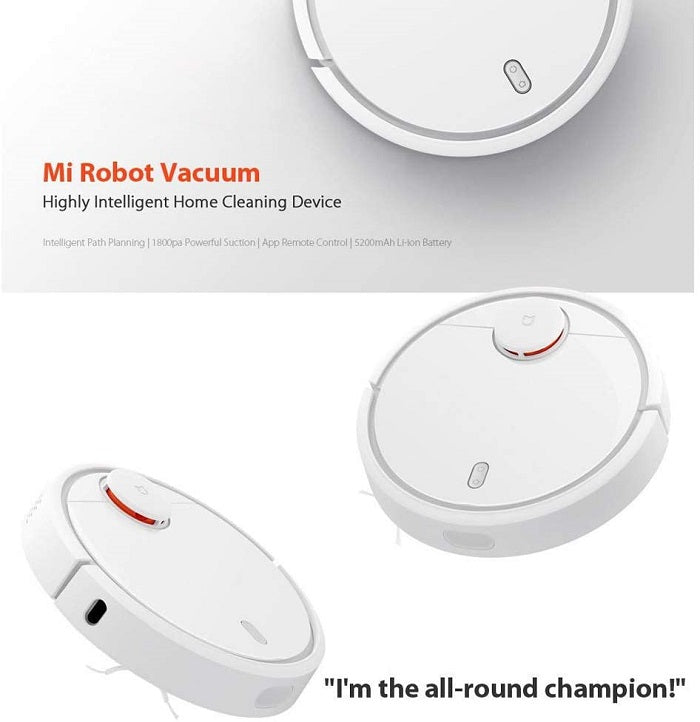 USATO - Xiaomi Aspirapolvere (Mi Vacuum Mop Pro Robot) Smart Controllo Remoto Lds White