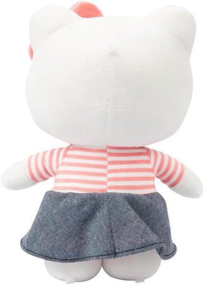 Hello Kitty Plüschtier Strampler Rosa Jeans 30 cm Weiches Sammlerstück Plüschtier Plh1079