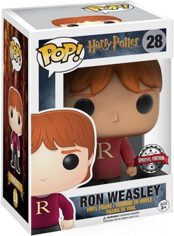 Funko Pop! Harry Potter Ron Weasley (28) - Special Edition Limited Figure 9cm