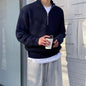Half-Zip High-Neck Jumper