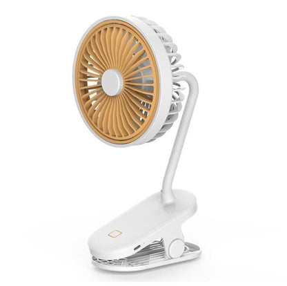 Ventilatore Mini Ricaricabile a Morsetto Clip Portatile da Viaggio Tavolo Carrozzino Ufficio