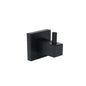 HOOK COAT RACK BATHROOM SUPPORT HOME OFFICE WALL MOUNT BLACK STEEL