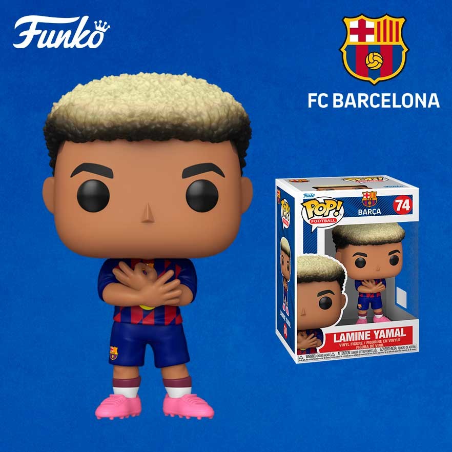 Funko Pop ! Football Barcellona - (74) Lamine Yamal Figure Barca 9cm Calcio
