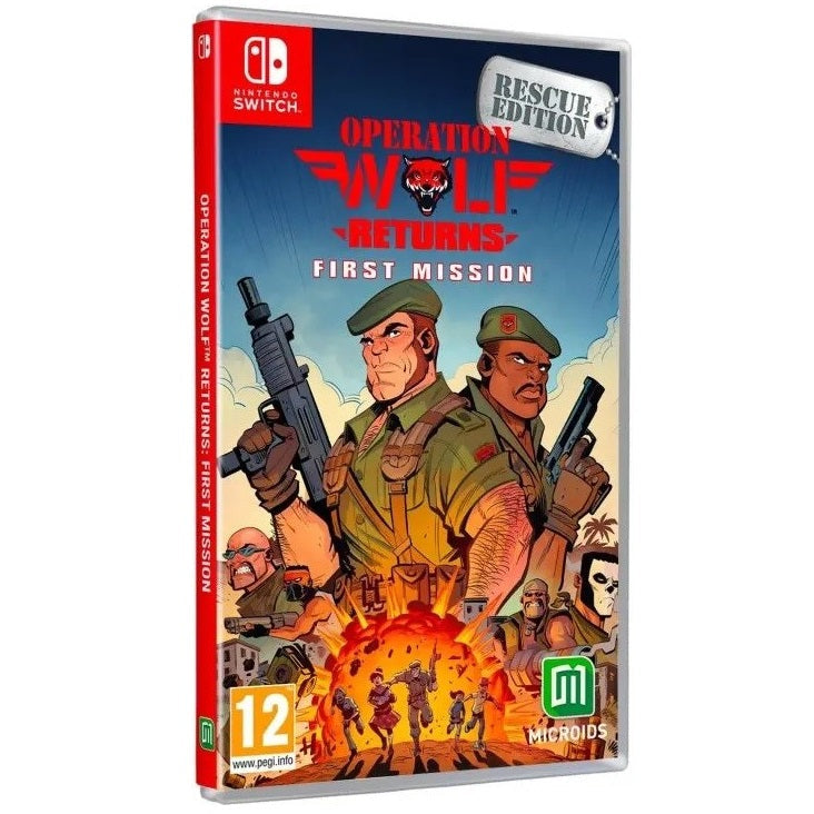 Operation Wolf Returns: First Mission Nintendo Switch Spiel Pal Italienisch Neu