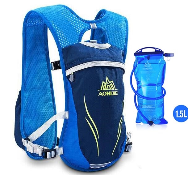 Zaino Running Idratazione Unisex per Maratona con Tasche Multiple