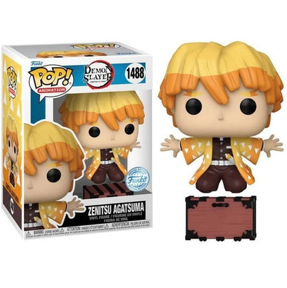 Funko Pop! Animation Demon Slayer – (1488) Zenitsu Agatsuma mit Special Box 9 cm