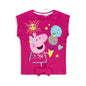 T-shirt Peppa Pig maglietta maniche corte maglia bambina in cotone 5428