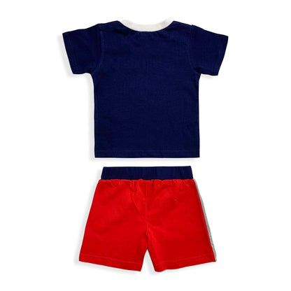 Pigiama Disney Mickey Mouse in cotone mezze maniche neonato bambino 5492