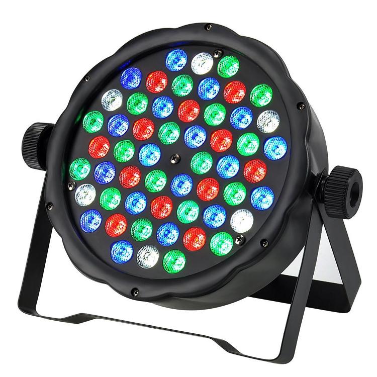 RGB-PAR-Strahler 54 LEDs hohe Helligkeit DMX 512 Stroboskop Wash programmierbar Diskothek