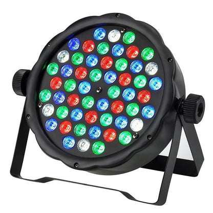 RGB-PAR-Strahler 54 LEDs hohe Helligkeit DMX 512 Stroboskop Wash programmierbar Diskothek