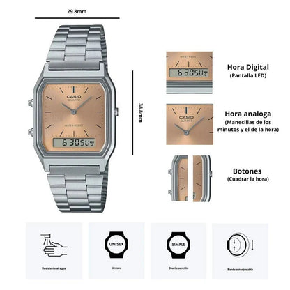 Orologio Casio AQ-230A-4A unisex