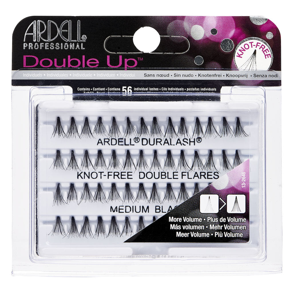 Ardell Ciglia Double Up Individuals Medium Black Senza Nodo