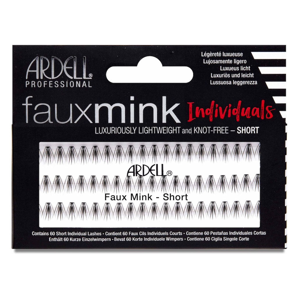 Ardell Faux Mink Individuals Short Black Knot Free