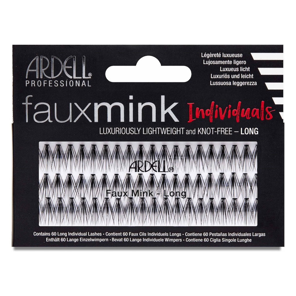 Ardell Kunstwimpern Faux Mink Individuals lang Schwarz knotenfrei