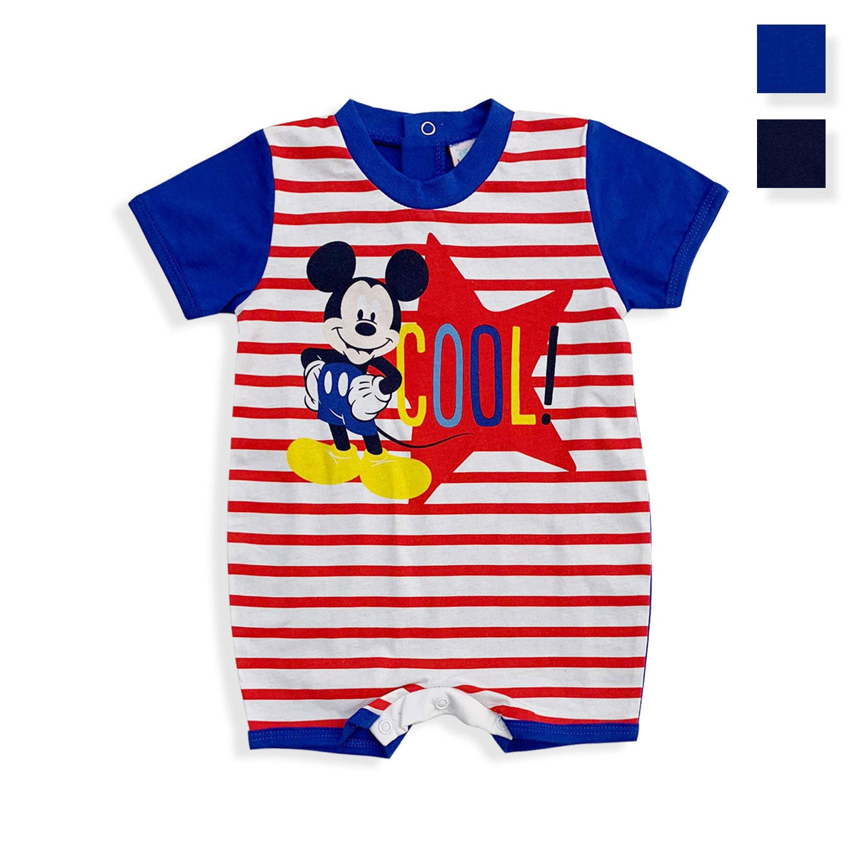 Disney Baby Romper Mickey Mouse lightweight cotton newborn boy 5513