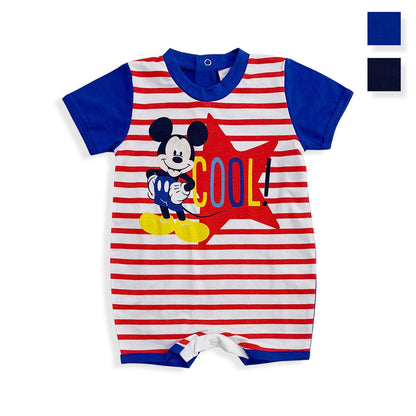 Disney Baby Romper Mickey Mouse lightweight cotton newborn boy 5513