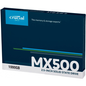 CRUCIAL MX500 1TB 3D NAND SATA 2.5-inch Internal SSD CT1000MX500SSD1 PS5