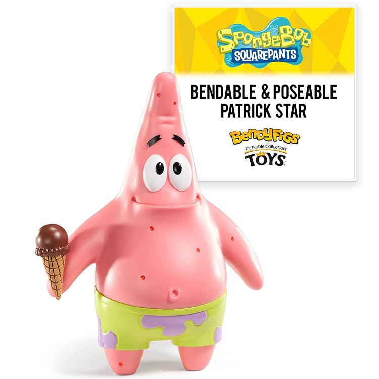 BENDYFIGS - SPONGEBOB SQUAREPANTS (PATRICK) STERNFIGUR MIT DISPLAYSTÄNDER SPIELZEUG