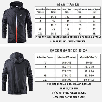 Giubbotto antipioggia mens fashion outdoor BQIBIN