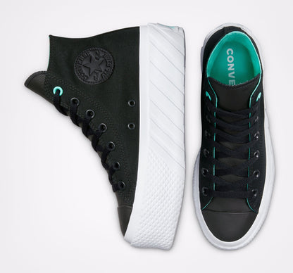 Converse Chuck Taylor All Star 2X Platform 571675C nero-acqua elettrico-bianco Donna